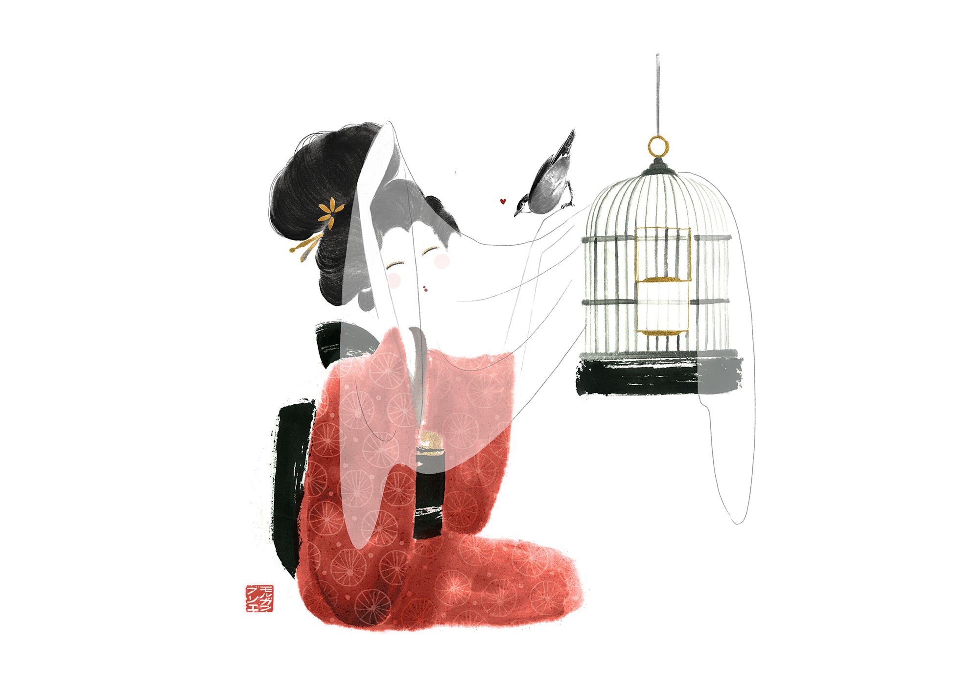 Sumie Art by Morgane (SOSAKU JAPAN)